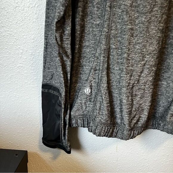 Lululemon Marled Gray Half Zip Pullover - Picture 8 of 9